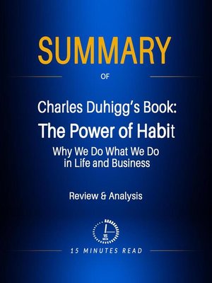 cover image of Summary of Charles Duhigg's Book